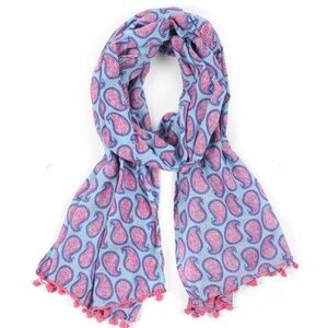 Malabar Bay Persian Paisley Scarf / Beach Sarong NWT